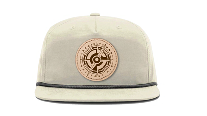 Brand Logo Circular Leather Patch Hat