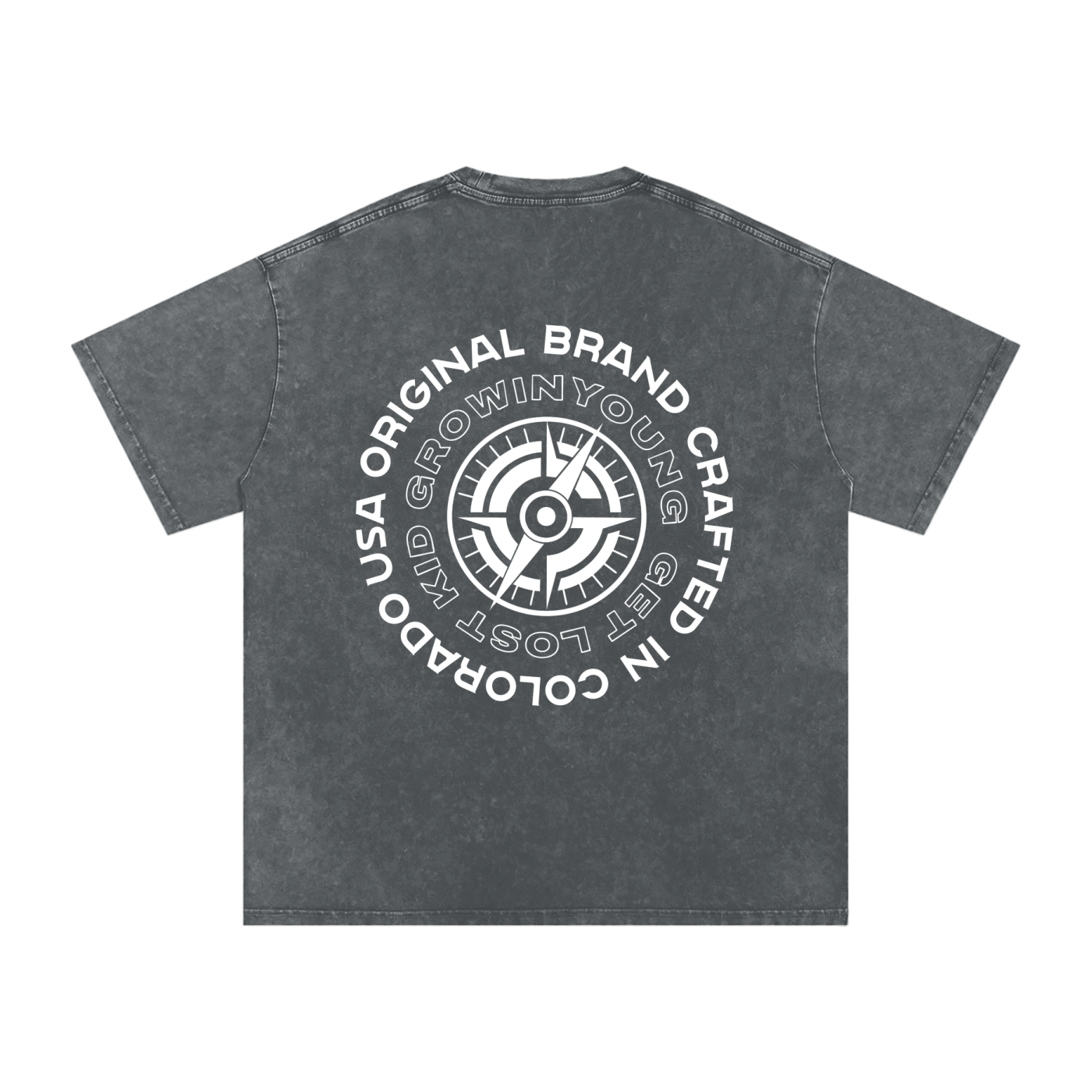 Washed Oversize Brand Tee